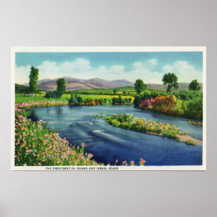 Affiche Vue sur le fleuve Israël et la Rang présidentielle