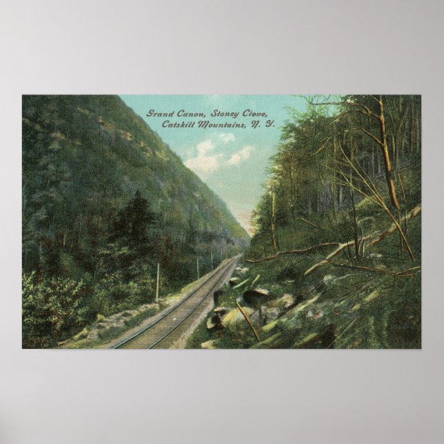 Affiche Vue sur le Grand Canyon et Stoney Clove (Devant)