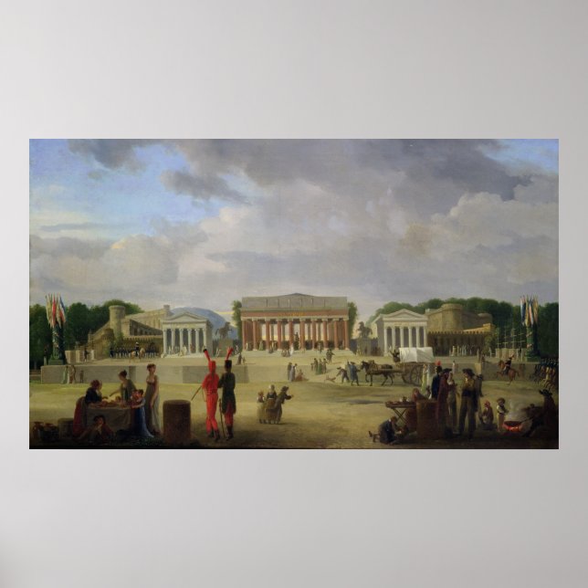 Affiche Vue sur le Grand Théâtre (Devant)