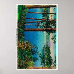 Affiche Vue sur le lac ArrowheadLac Arrowhead, CA