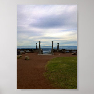 Affiche Vue sur le Mont St. Helens, Portland, Oregon