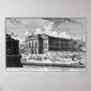 Affiche Vue sur le Palais Trautson construit pour le comte