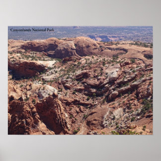 Affiche Vue sur le parc national des Canyonlands