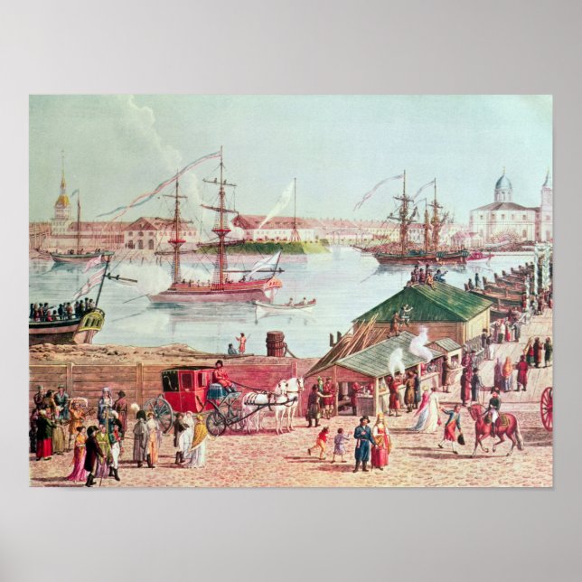 Affiche Vue sur le pont Isaac (Devant)