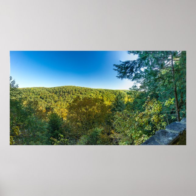 Affiche Vue sur les gorges de Mohican, Mohican State Park, (Devant)