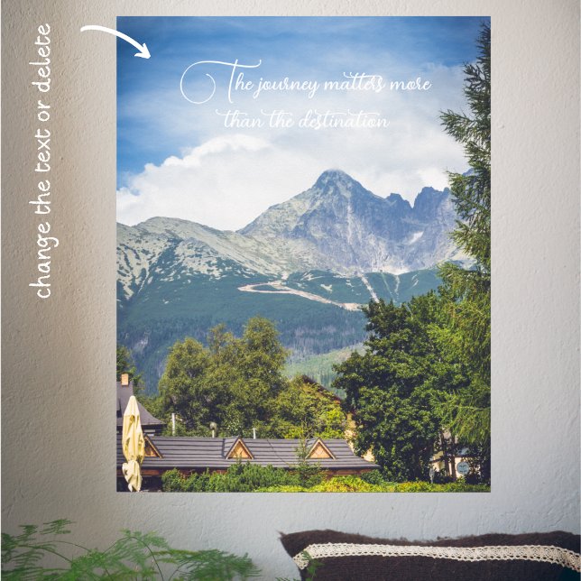 Affiche Vue sur les montagnes (Créateur téléchargé)