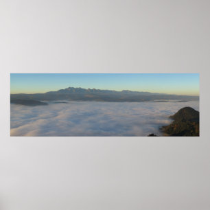 Affiche Vue sur les Tatras depuis Pieniny