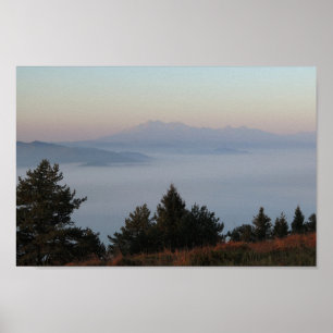 Affiche Vue sur les Tatras depuis Pieniny