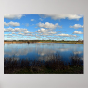 Affiche Vue sur les zones humides