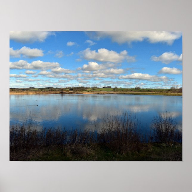 Affiche Vue sur les zones humides (Devant)