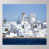 Vue sur l'île de Paros Village Naoussa