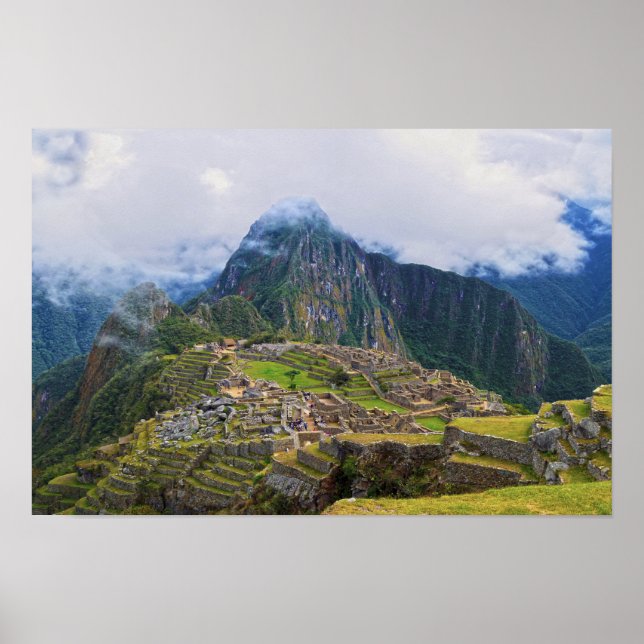 Affiche Vue sur Machu Picchu, Pérou (Devant)