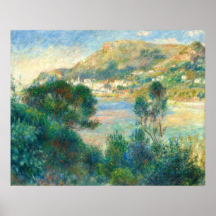 Affiche Vue sur Monte Carlo - Auguste Renoir