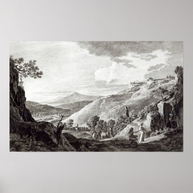 Affiche Vue sur Tarquinia et Corneto (Devant)