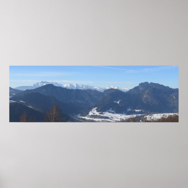 Affiche Vue sur Tatras de Beskids (Devant)