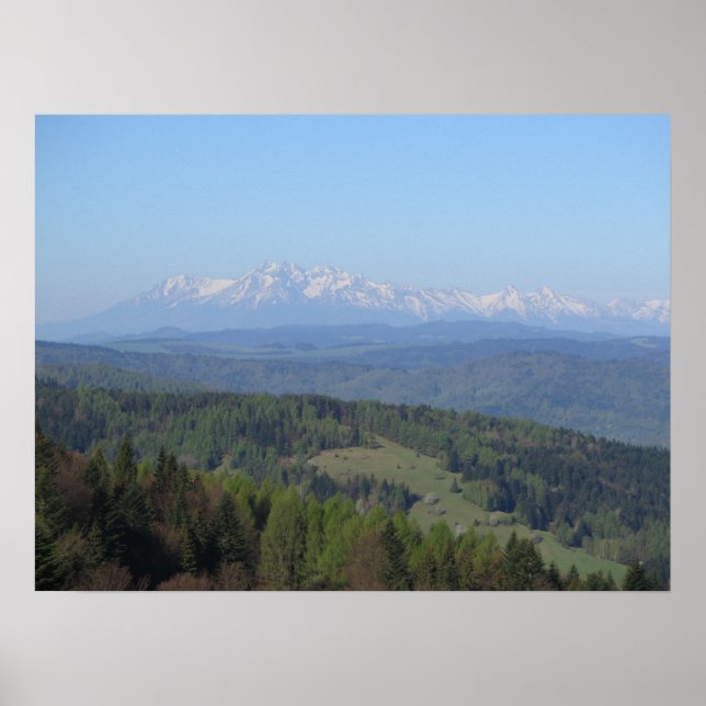 Affiche Vue sur Tatras de Beskids (Devant)