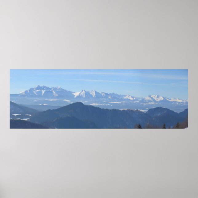 Affiche Vue sur Tatras de Beskids (Devant)