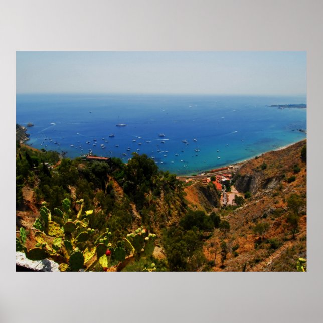 Affiche Vue Taormina 1 (Devant)