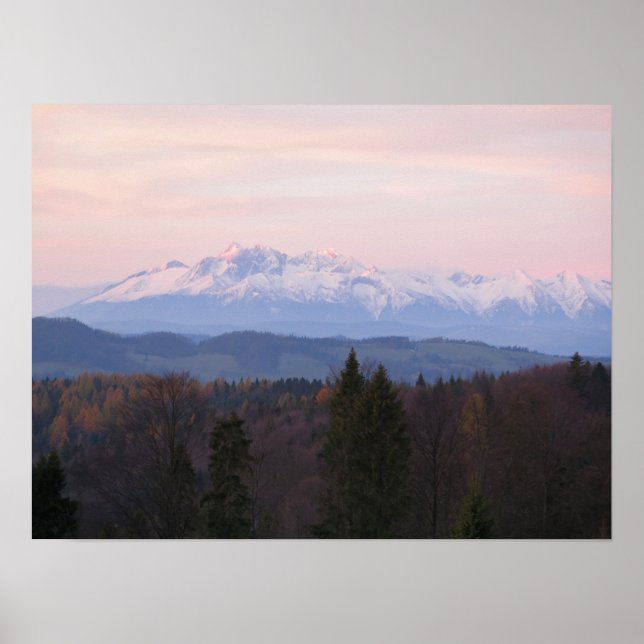 Affiche Vue Tatras de Beskids (Devant)