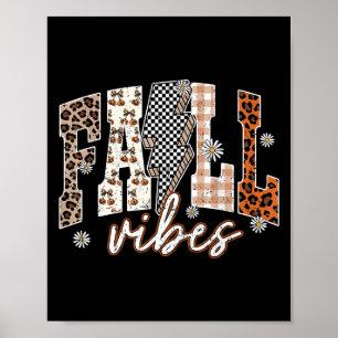 Affiche Vues Automne Fleur de foudre Thanksgiving Automne