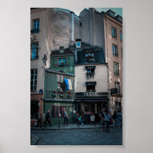Vues de la rue Café à Paris
