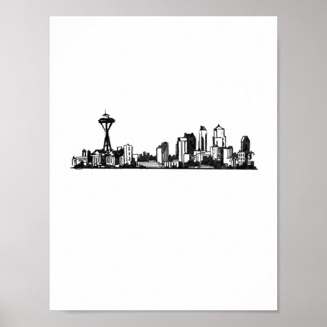 Affiche Vues : Seattle (Devant)