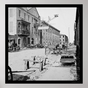 Affiche Vulcan Iron Works in Charleston, SC 1865