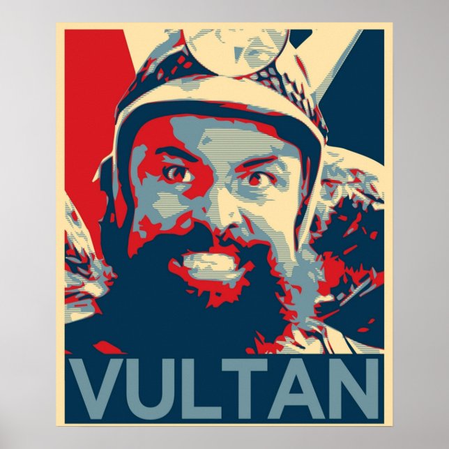 Affiche Vultan inspiré par Flash Gordon (Devant)