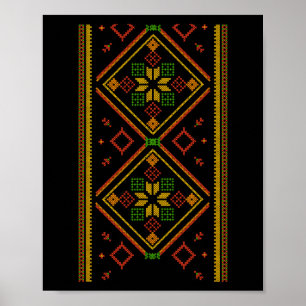 Affiche Vyshyvanka Broderie Ukrainienne Brodé Pro Ukr