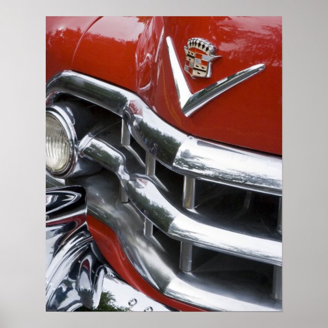 Affiche WA, Seattle, automobile américaine classique. 4 (Devant)