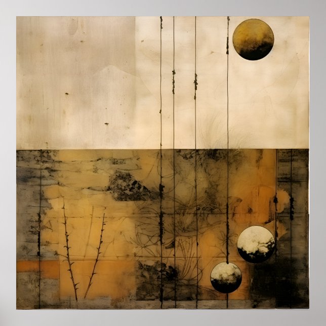 Affiche Wabi Sabi Art japonais (Devant)