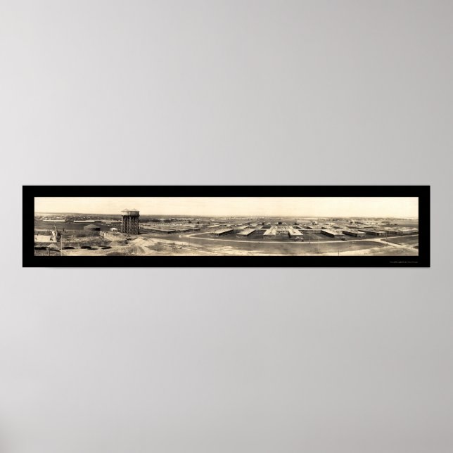 Affiche Waco Camp MacArthur Photo 1918 (Devant)