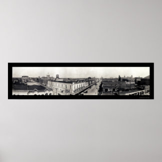 Affiche Waco Texas Panview Photo 1910