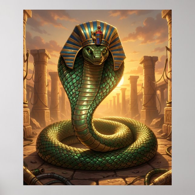 Affiche Wadjet – Ägyptische Schlangengöttin´6 (Devant)