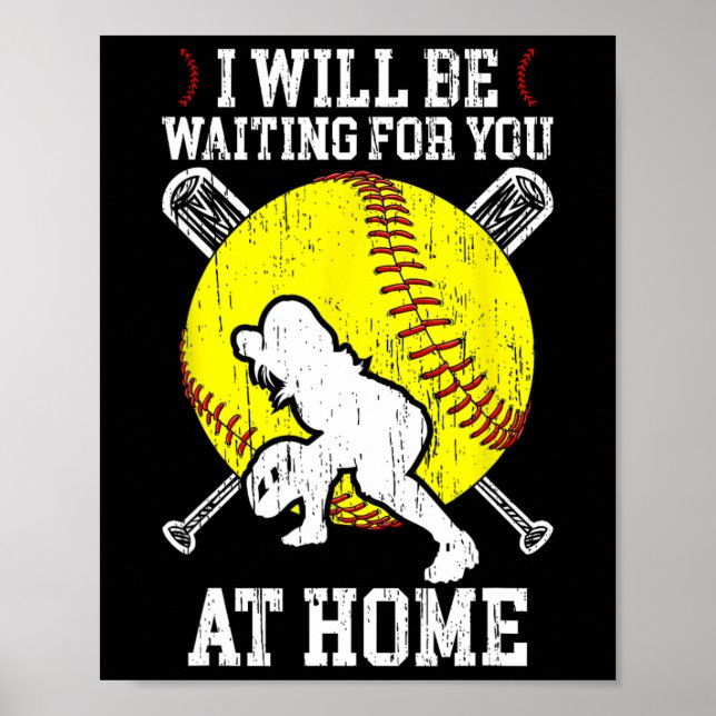 Affiche Waiting For You Girls Softll Catcher Softll Player (Devant)