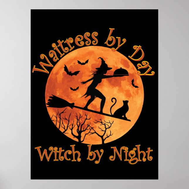 Affiche Waitress by Day Witch by Night (Devant)