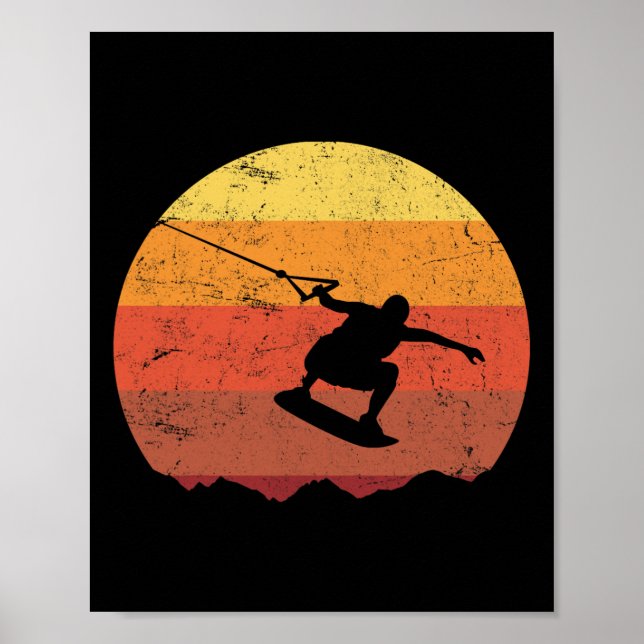 Affiche Wakeboard (Devant)