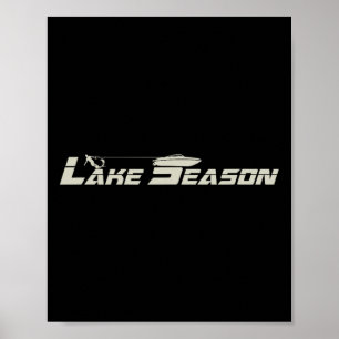 Affiche Wakeboard, wake surfing et navigation