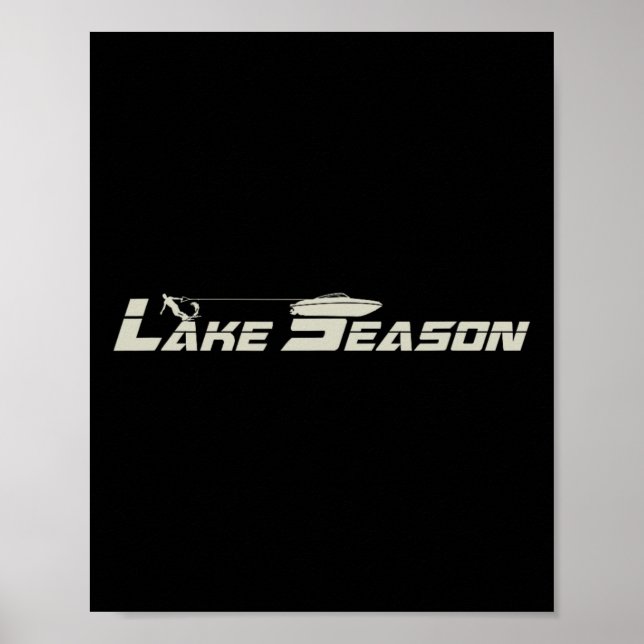 Affiche Wakeboard, wake surfing et navigation  (Devant)