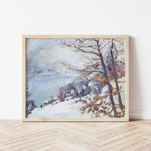 Affiche Walchensee en hiver   Lovis Corinth