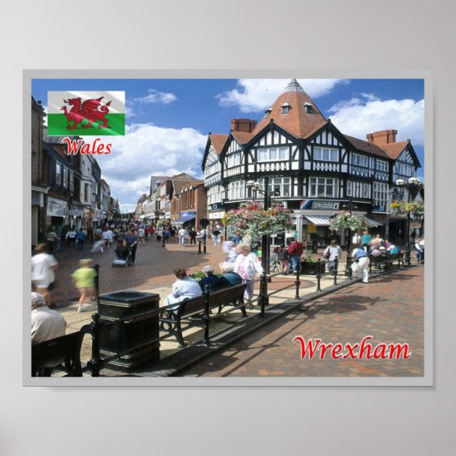 Affiche Wales - Wrexham - (Devant)
