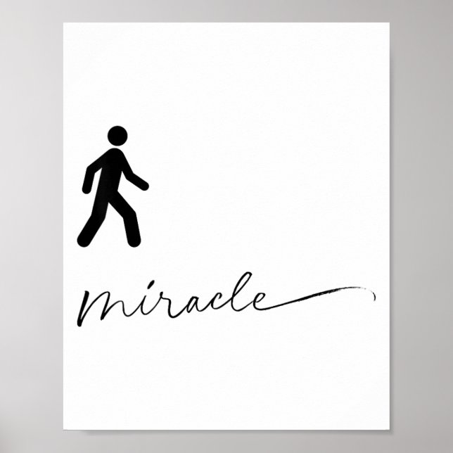Affiche Walking Miracle Apparel  (Devant)