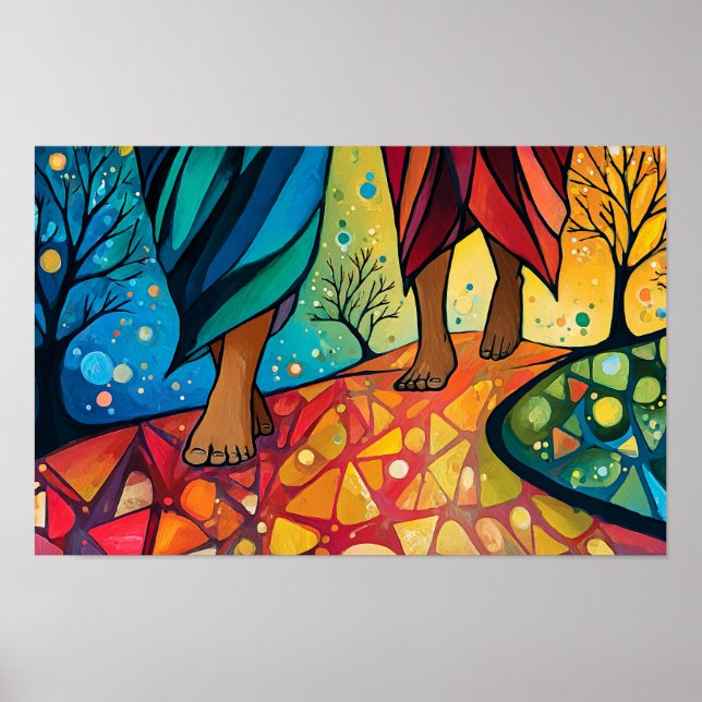 Affiche Walking with Jesus (Devant)