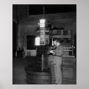 Affiche Wall Street, 1928