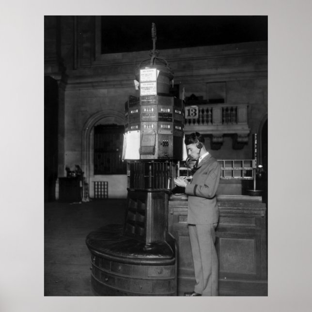 Affiche Wall Street, 1928 (Devant)