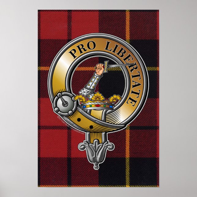 Affiche Wallace Tartan & Badge (Devant)