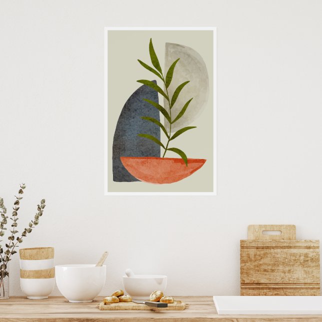Affiche Wallart, Décor de maison, Art du boho, Chambre à c (Cuisine)