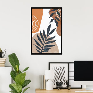 Affiche Wallart, Décor de maison, Art du boho, Chambre à c