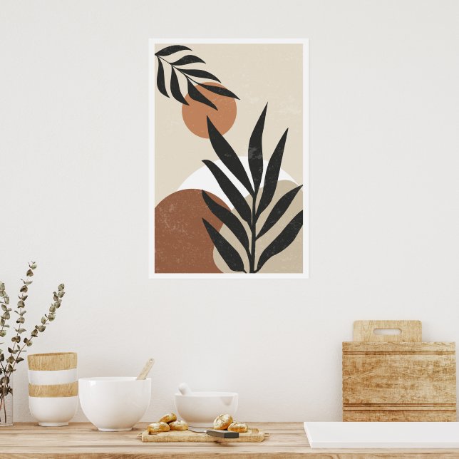 Affiche Wallart, Décor de maison, Art du boho, Chambre à c (Cuisine)