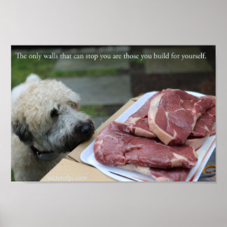 Affiche Walls Print - Meat as Motivation